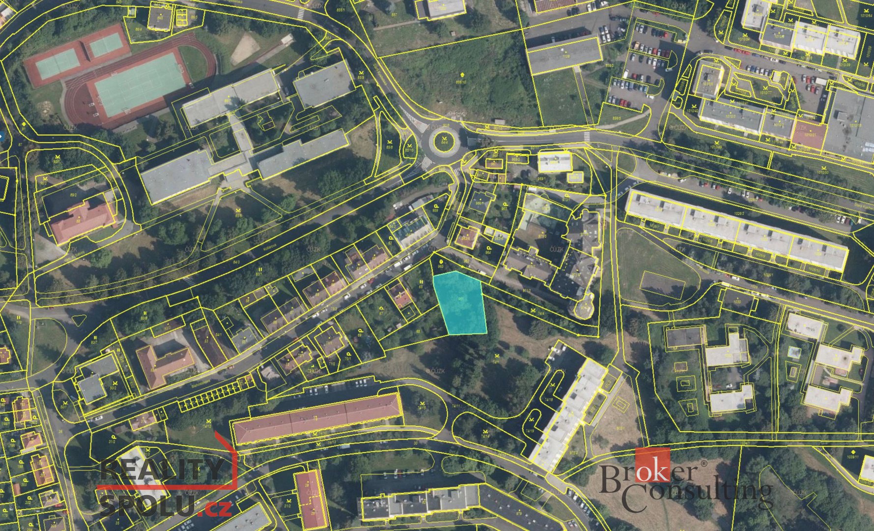 Prodej stavebního pozemku 898 m², Blahoslavova