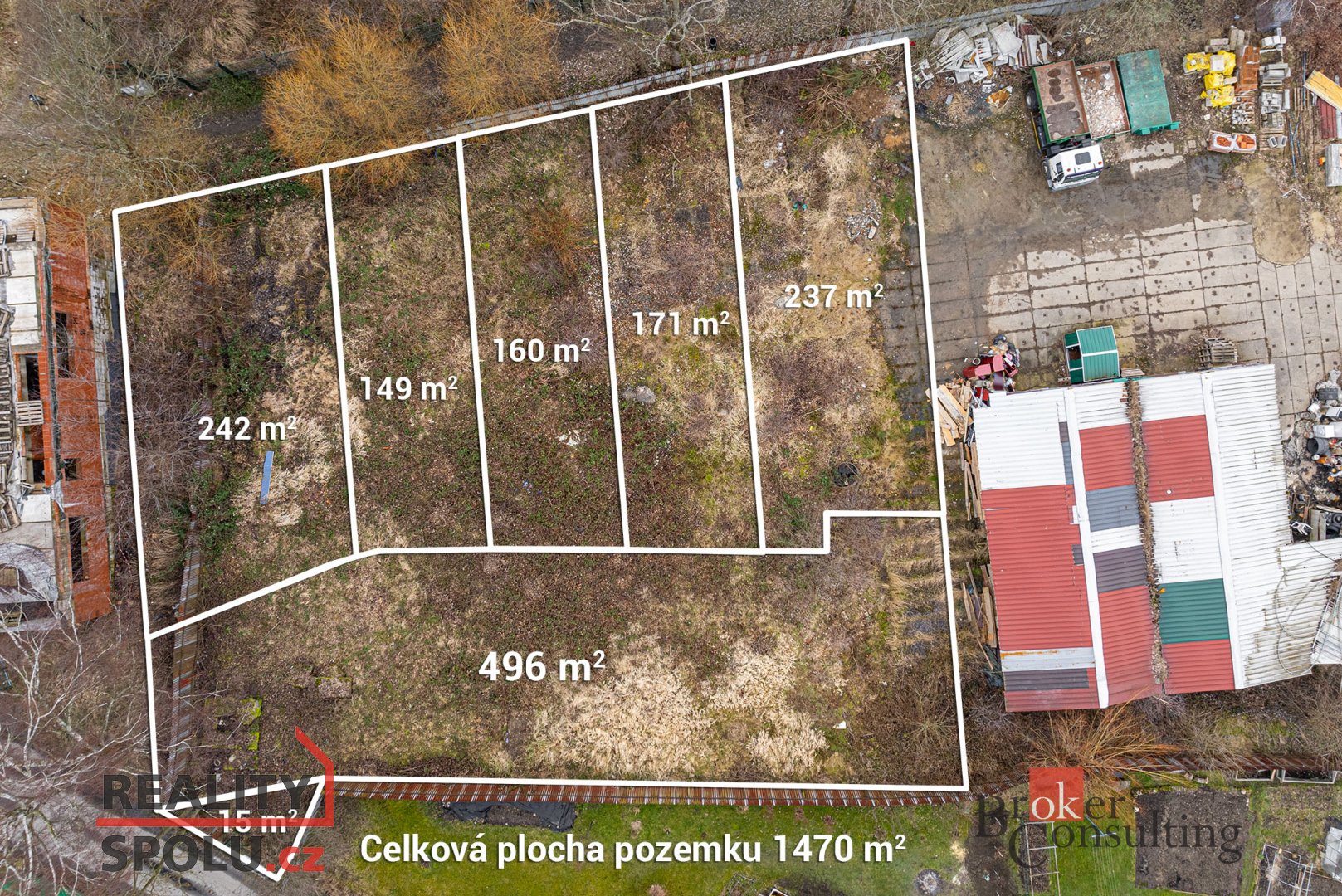 Prodej, pozemky bydlení, 1470 m2, Bajkalská,